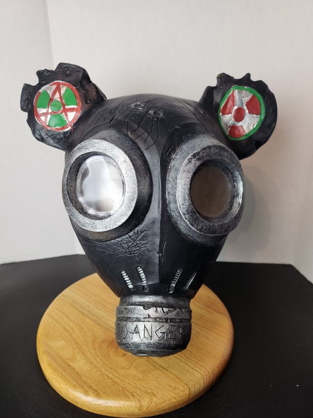 Spirit Halloween Post-Apocalyptic Bio Rat Head Gas Mask Latex